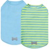 KYEESE Paquete de 2 Camisetas A Rayas para Perros, Suaves,