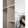 BaiNong 12 inch Valet Rod for Closets Pull Out Closet
