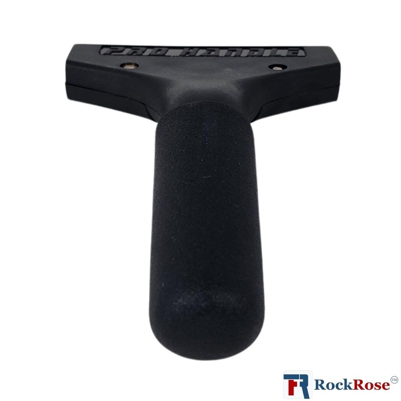 RockRose 6.7'' Cast Aluminum Handle Squeegee: Perfect for Offices, Windows,