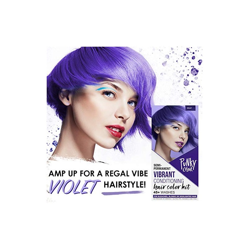 Punky Color Box Kit Violeta – Para cabello blanqueado, rubio