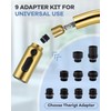 iVIGA Faucet Sprayer Head Replacement: Stainless Steel Gold 3 Function