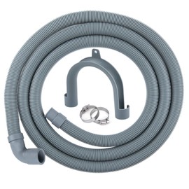 ilauke 2.5m Universal Replacement Drain Hose Extension Kit for Washing Machine, Dishwasher & Other Applications