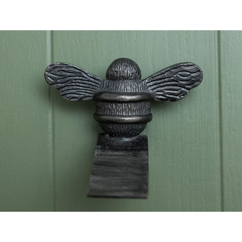 Bee Door Stop Wedge | Brass Bee Door Stop Holder