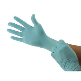 CR3447 Cranberry Aqua Source Series 3440 Nitrile Powder Free Examination Glove, Medium (Pack of 200)