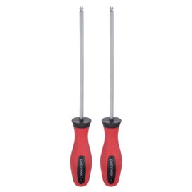 HARFINGTON 2pcs Ball Head Hex Screwdriver 4mm x 125mm Magnetic Ball End Hexagonal Precision Screw Driver Hex Design Wrench