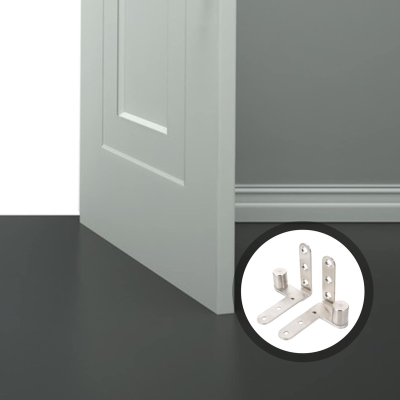 VILLCASE 2 Pieces Stainless Steel Heavy Duty Pivot Door Hinges