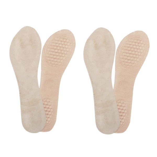 SAFIGLE 2pairs Comfortable Anti- Shoe Insoles of Honeycomb Cushioned Pads