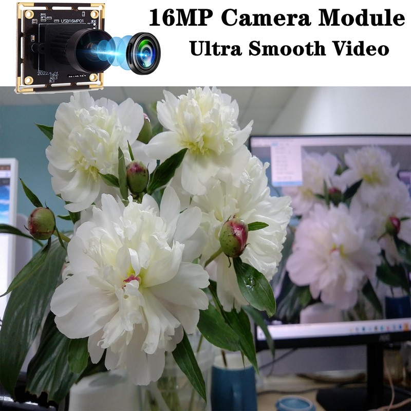 IFWATER 16MP 4K USB Camera with 170 Wide Angle Lens