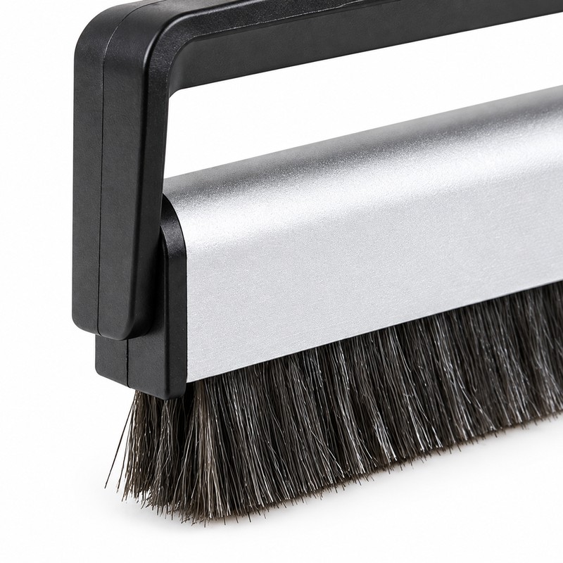Carbon Fiber Vinyl Record Cleaning Brush for Turntables – Compact