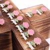 30 Pack Memorial Rose Funeral Pins for Guests, Funeral Favors
