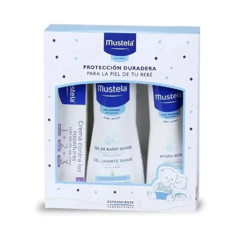 Set De Cuidado Para El Bebe 3 Piezas Mustela Cc