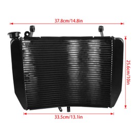 Aluminum Cooling Radiator Replacement for Yamaha YZF R6 2003-2004 R6S 2006-2010 Engine Radiator Cooler