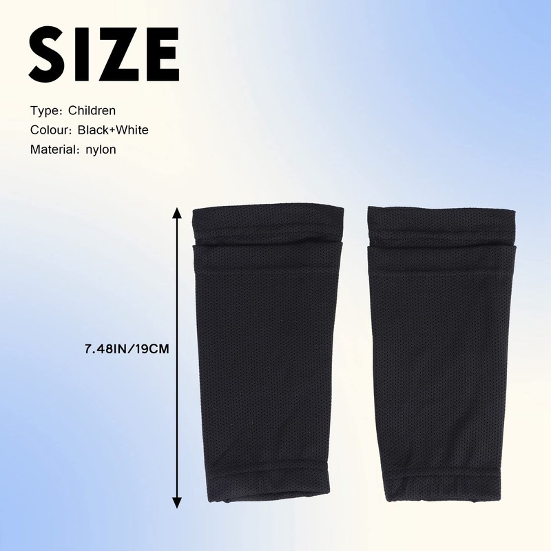 Ahvqevn 2 Pairs Soccer Leg Guards Socks Soccer Leg Guards