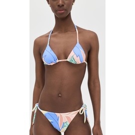 Vitamin A Women's Swimwear Retro Jungle Gia Triangle Bra Top Separate, Retro Jungle, Medium