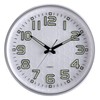 Plumeet Night Light Wall Clock 13'' Bedroom Wall Clocks with