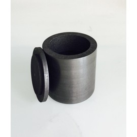 OTOOLWORLD Smelting Lab Graphite Crucible with Cover Lab Supply 40MM X 40MM