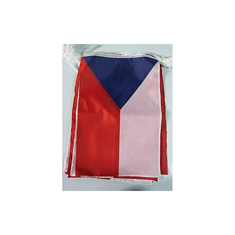 AZ FLAG Czech Republic Bunting 20 flags 18'' x 12''