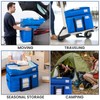 TAILI 2 Tier Extra Large Moving Bags, 4 Pack Blue