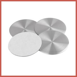 ACROPIX 50mm Silver Tone Car Wheel Center Hub Caps Sticker Emblem Badge 4pcs Car Parts