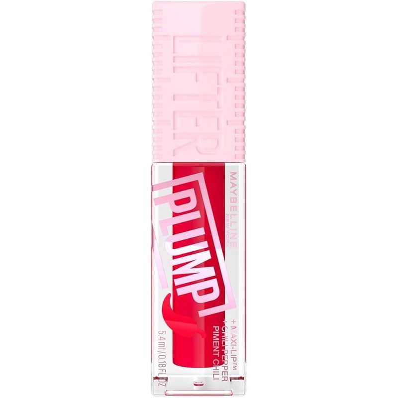 Maybelline Lifter Plump Brillo Labial Voluminizador, Maquillaje para Labios con
