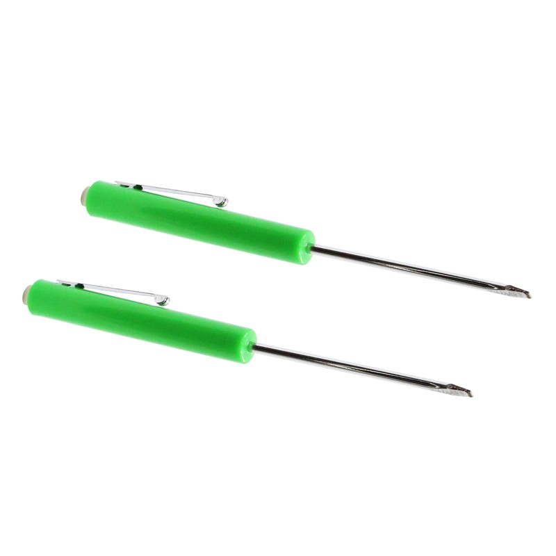 LVOUP Mini Pocket Screwdriver Green Portable Screwdriver Slotted Screw Driver