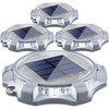 SIEDiNLAR Solar Deck Lights Outdoor 2 Modes LED Dock Driveway