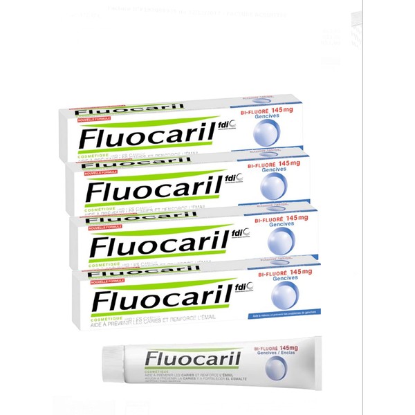 Fluocaril Gencives Aid Caries and Empowering Enamel - 4 x 75ml