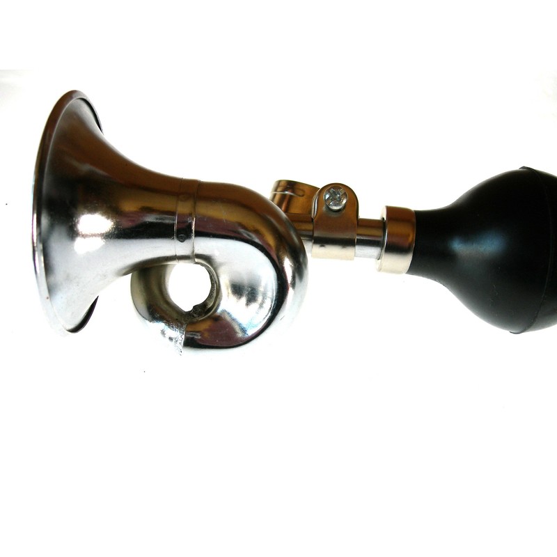 Bugle Horn Swirls & Straight Set of 2 Bicycle Horn Support