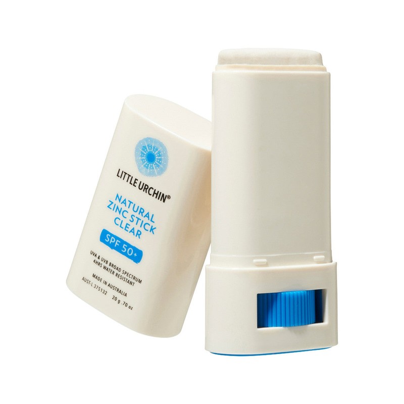 Little Urchin Natural Sunscreen Zinc Stick Clear SPF 50+ 20g