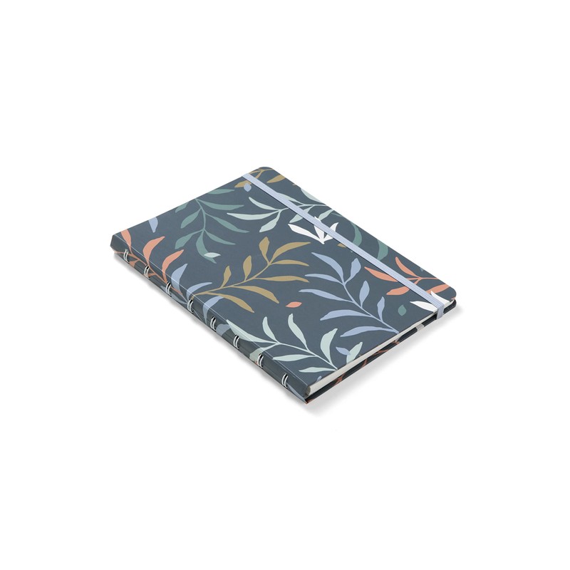 Filofax Botanical A5 Refillable Notebook - Blue