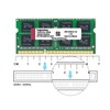 DDR3 / DDR3L 8GB Kit (4GBx2) Laptop RAM 1600MHz PC3L/PC3-12800