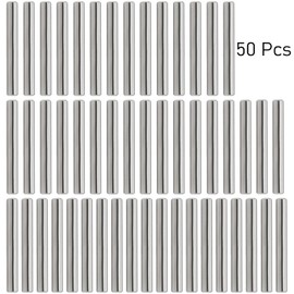 FOCMKEAS 50 PCS Dowel Pins 3 mm Dia. x 18 mm/0.71" Length 304 Stainless Steel Shelf Support Pegs Pin Metal Rod Fasten Elements Used On Location