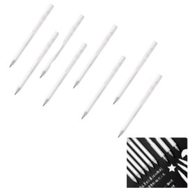 BOBOZHONG White Pen, Pack of 8 Gel Pens White for Drawing, Paint Pen White, White Gel Pens for Artists with 0.8 mm Tip, White Gel Pen for Highlights