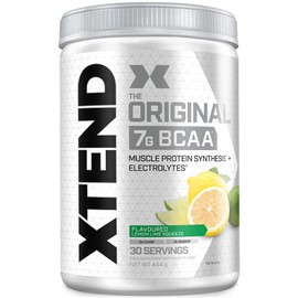 XTEND Original BCAA Powder Lemon Lime Squeeze 30 Servings | 7g BCAAs Per Serving | Sugar Free Branched Chain Amino Acids and Electrolytes Powder for Post Workout Muscle Recovery and Hydration