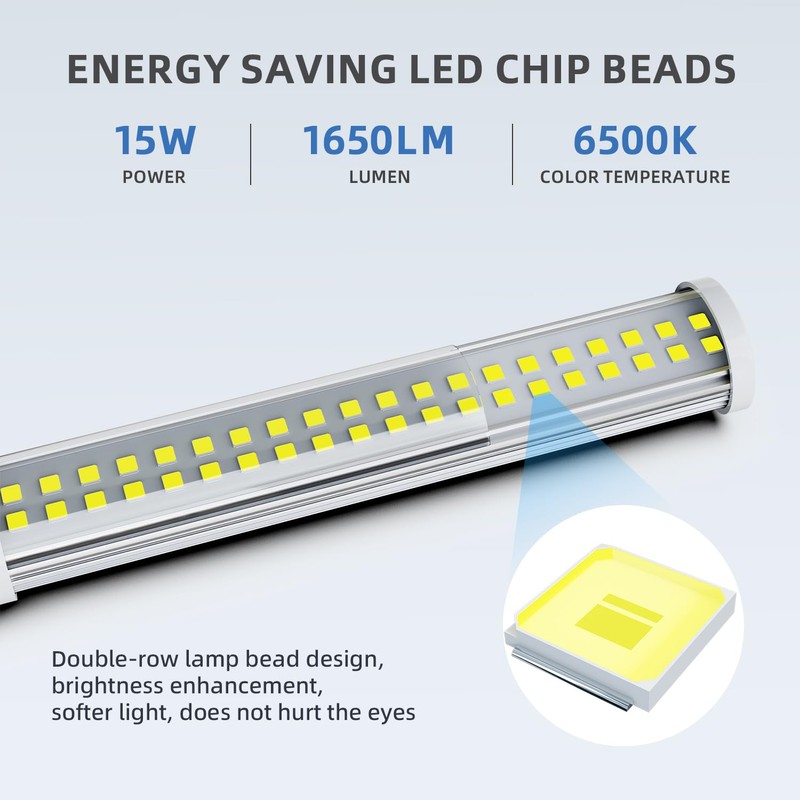 OUSEXI LED Magnetic Work Light, 15W high Brightness,Flexible Gooseneck lamp