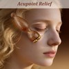 Facial Massage Tool Set 2pcs Sandalwood Eye Massager with 5