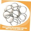 LIFKOME 10pcs Stainless Steel Drain Key Lifting Hooks Ergonomic Shower