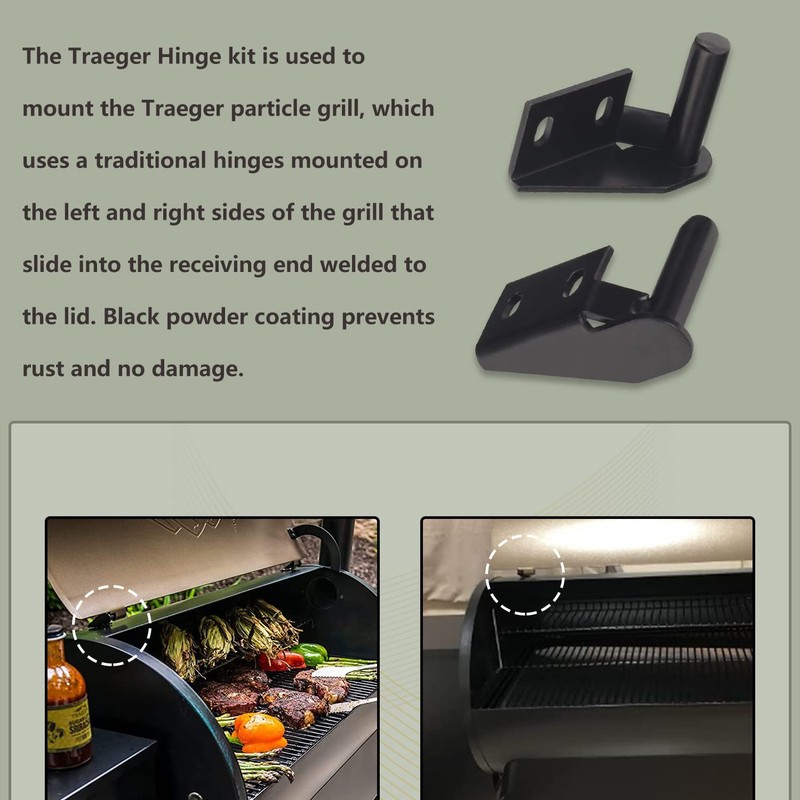 Lid Hinge Kit 1 x Left Side & 1 x