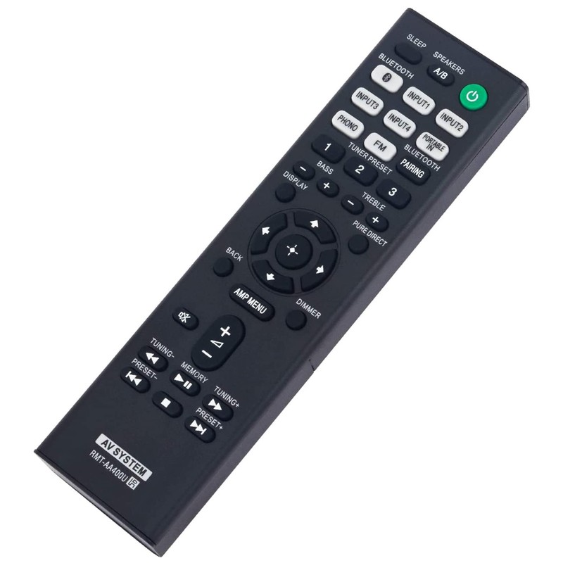 RMT-AA400U Replacement Remote Control Suitable for Sony STR-DH190 STRDH190 RT149336911