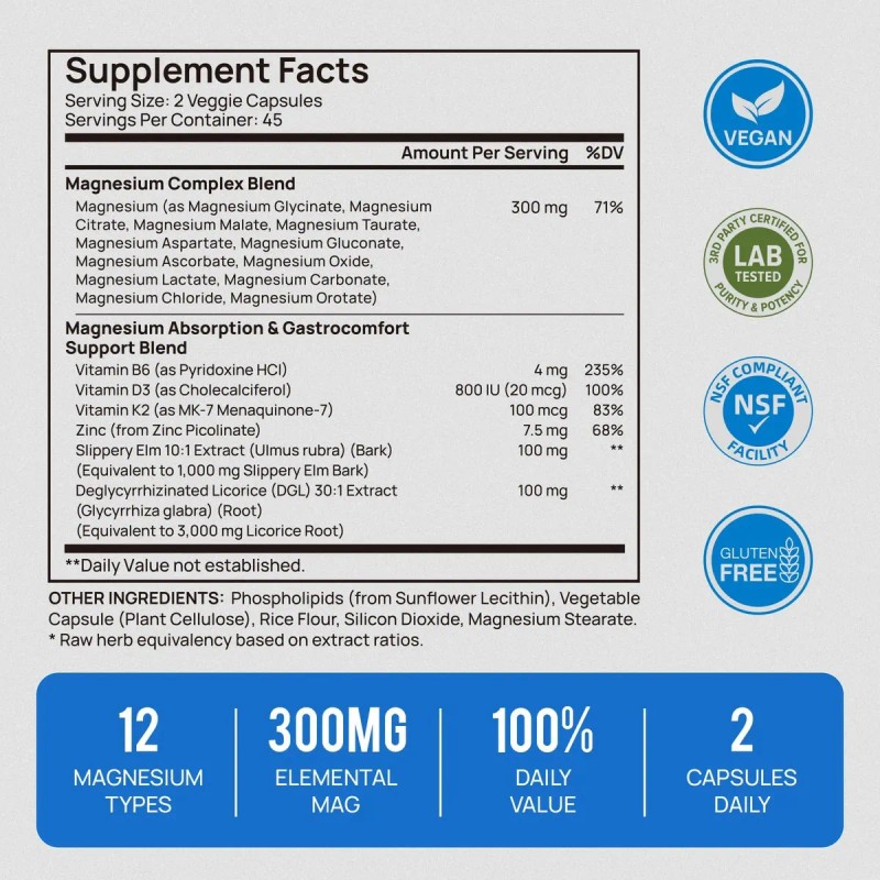 Selerb Magnesio Liposomal Cápsulas Zinc