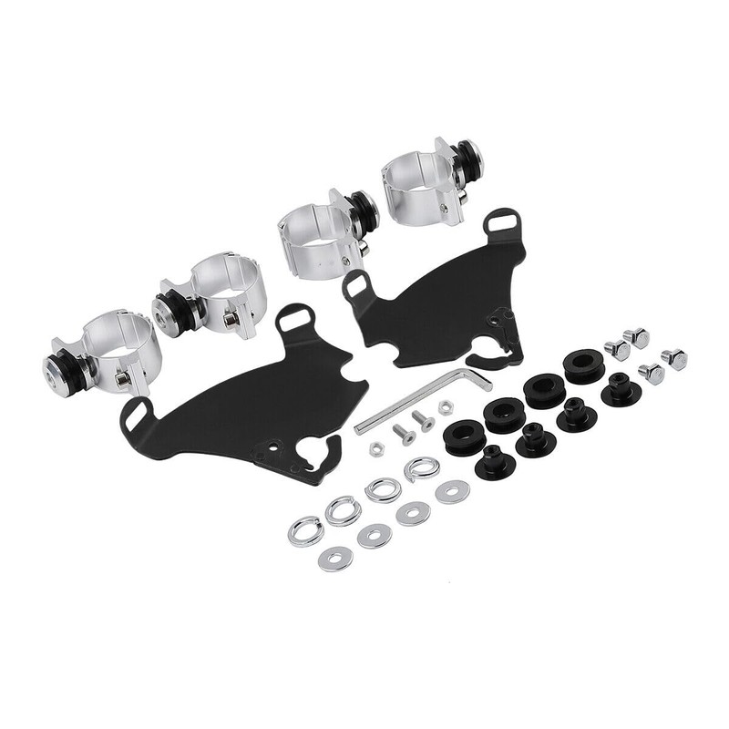 TCMT Headlight Fairing & 39mm Trigger Lock Mount Fit For