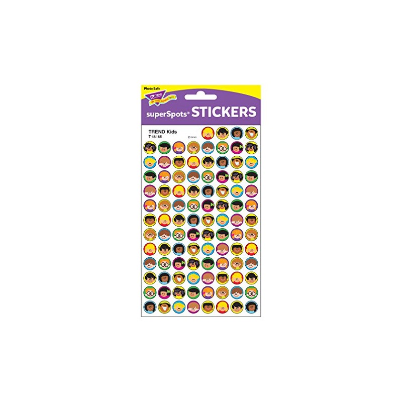 Trend Trend Kids superSpots Stickers, Classroom Incentives, 800 Count