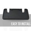 G-PLUS Black Front Bumper License Plate Frame Bracket Holder Fit
