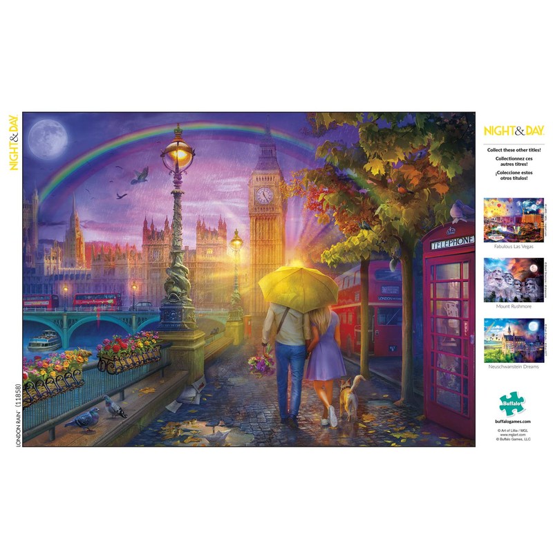Buffalo Games - London Rain - 1000 Piece Jigsaw Puzzle