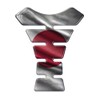 Japan Textured Flag 3D Gel Domed Motorcycle Tank Pad