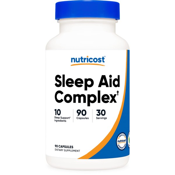 Nutricost Sleep Aid Complex 1330mg Serving (90 Capsules)