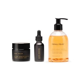 Kit Cuidado Personal para Piel Sensible con Jabn para Cara  Cuerpo, Crema Facial y Aceite de Calndula.                                                