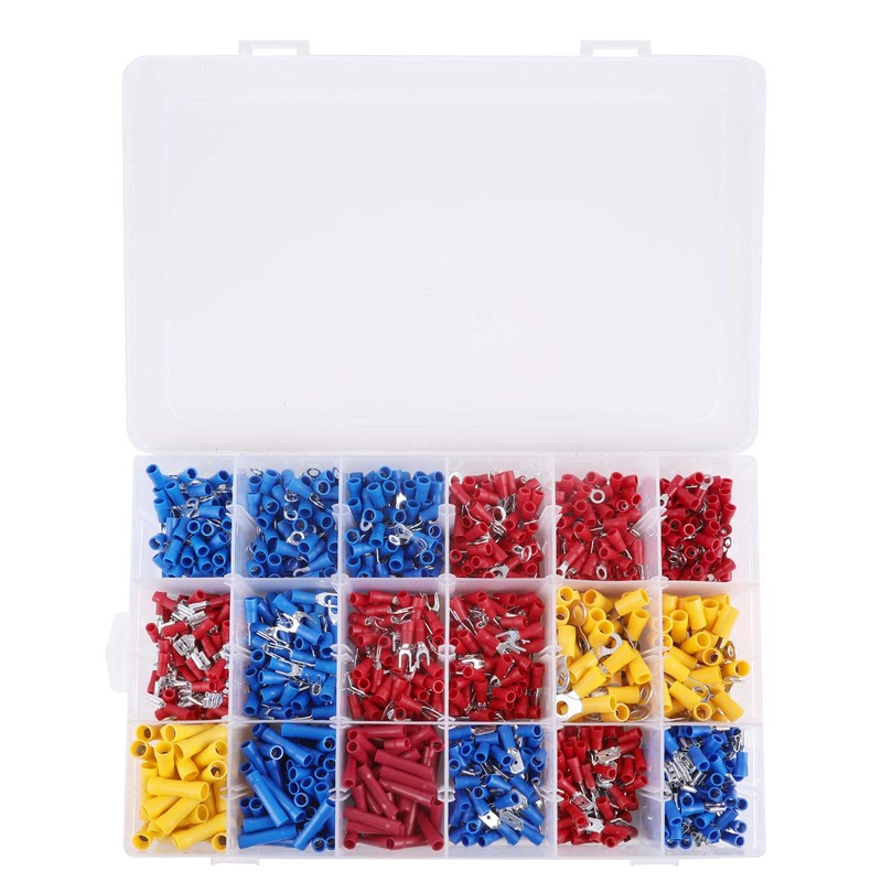 GFFG 1200PCS Wire Terminals Crimp Electrical Wire Connectors, Insulated Wire