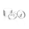 QWORK® 200PCS Coin Capsule Coin Holder - 25mm - Plastic