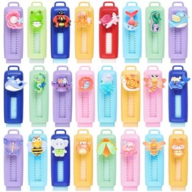 24 Pcs Cute Animals Retractable Eraser for Pencils Cute Supplies Kawaii Erasers Fun Cartoon Erasers Classroom Supplies Party Favors Gift